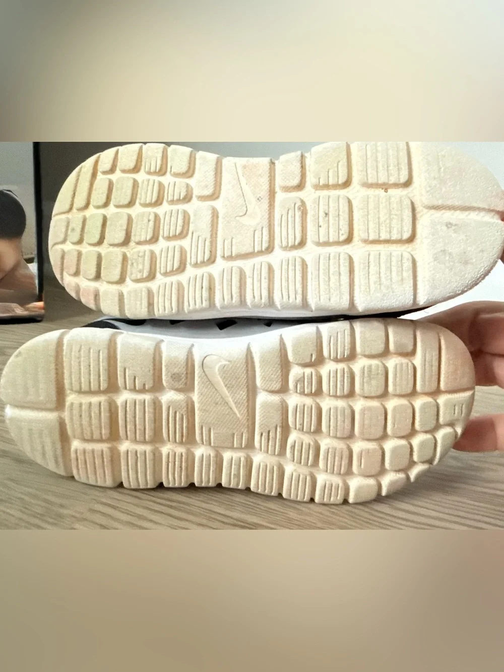 Toddler Boy Gray Nike’s with Straps